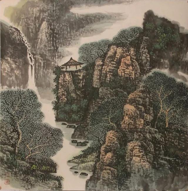 烟云与山川｜杜中良工笔山水画赏析（85幅）