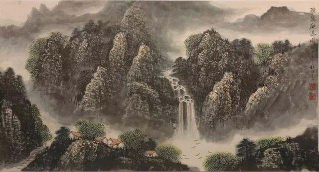 烟云与山川｜杜中良工笔山水画赏析（85幅）