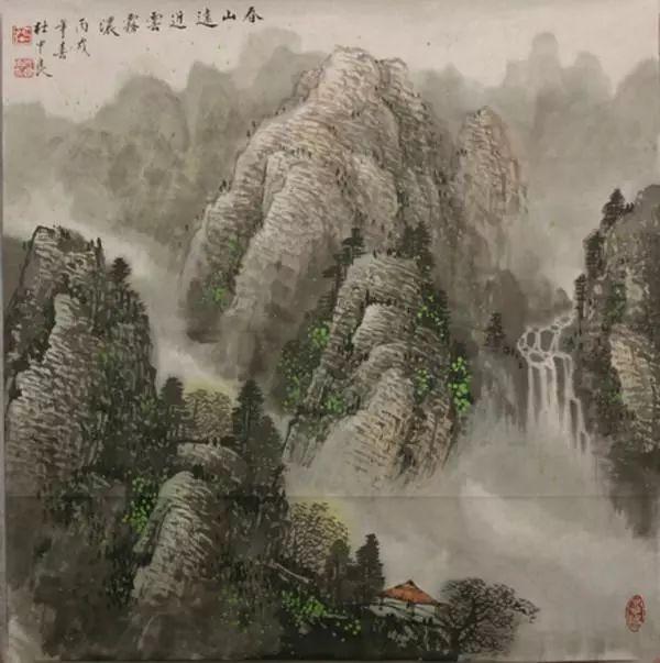 烟云与山川｜杜中良工笔山水画赏析（85幅）