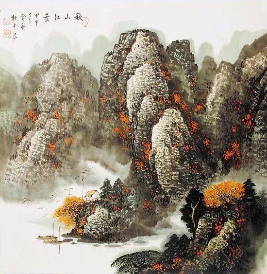 烟云与山川｜杜中良工笔山水画赏析（85幅）