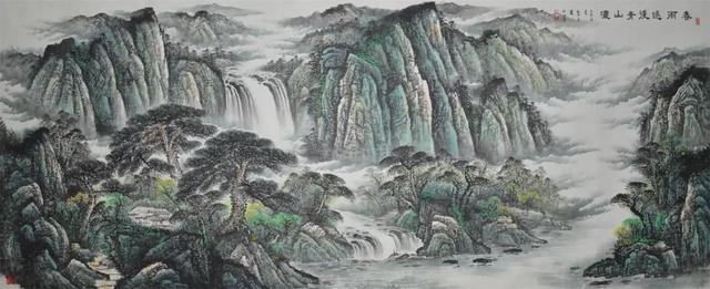 烟云与山川｜杜中良工笔山水画赏析（85幅）