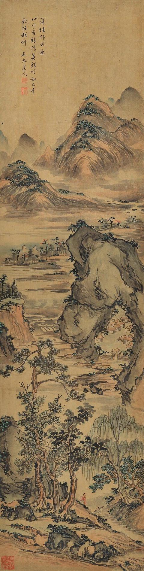 黎简山水画