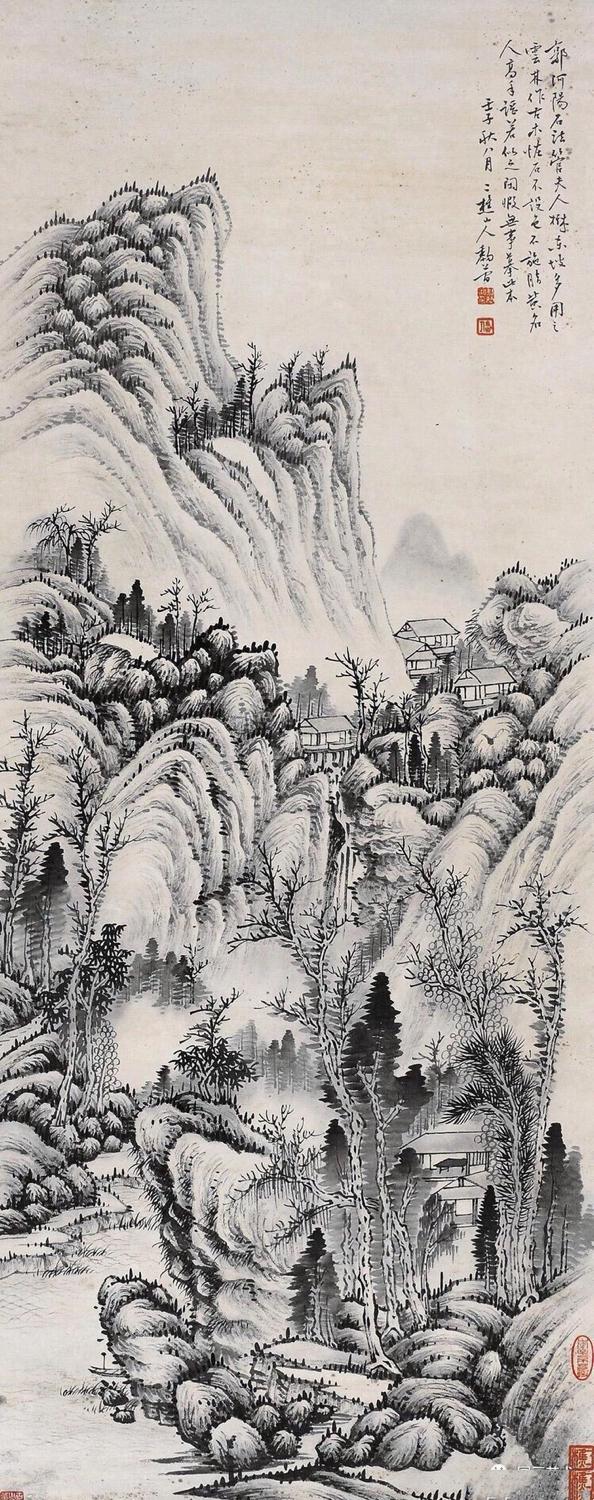 黎简山水画