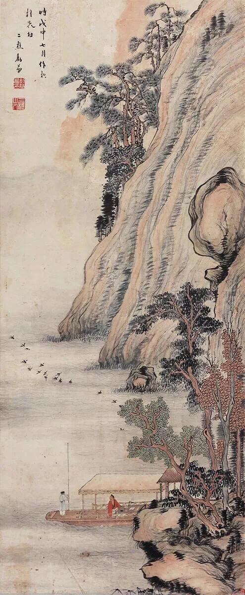 黎简山水画