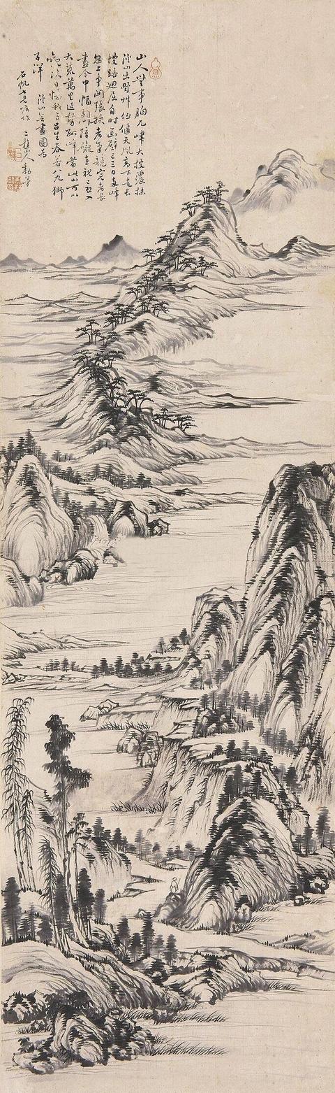 黎简山水画