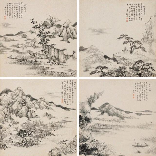 黎简山水画