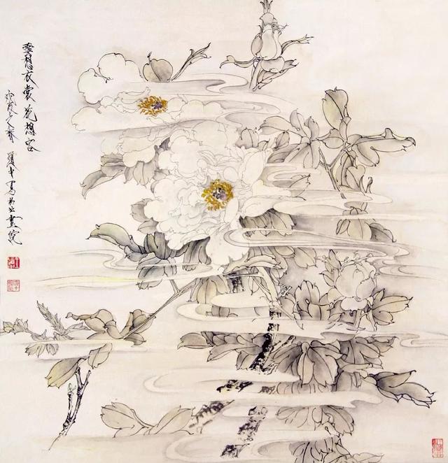 花卉百态｜王道中：我如何画工笔牡丹