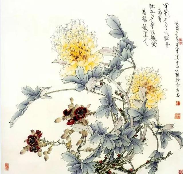 花卉百态｜王道中：我如何画工笔牡丹