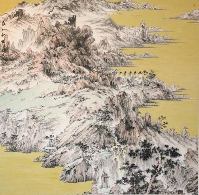 作品展｜沈胄现代山水画欣赏