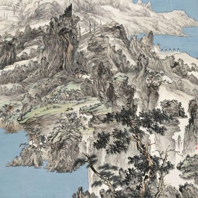 作品展｜沈胄现代山水画欣赏