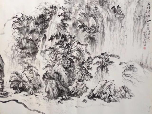 作品展｜沈胄现代山水画欣赏