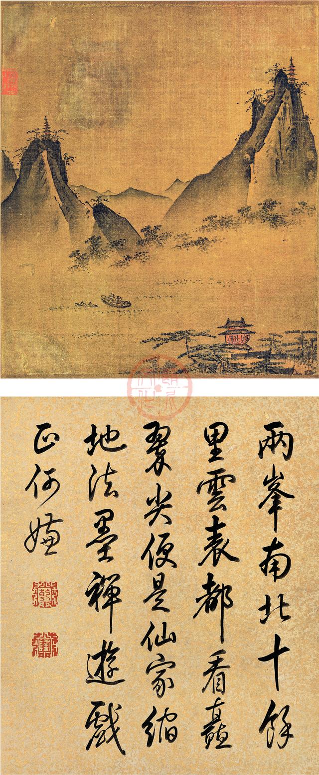 书画｜宋 叶肖严《西湖十景》图赏析「附：乾隆御笔西湖十景诗」