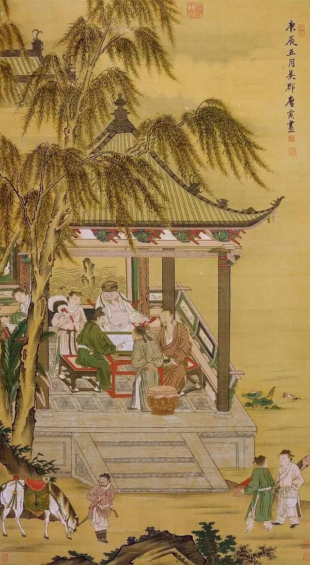 唐伯虎的悲情一生（画作100幅）