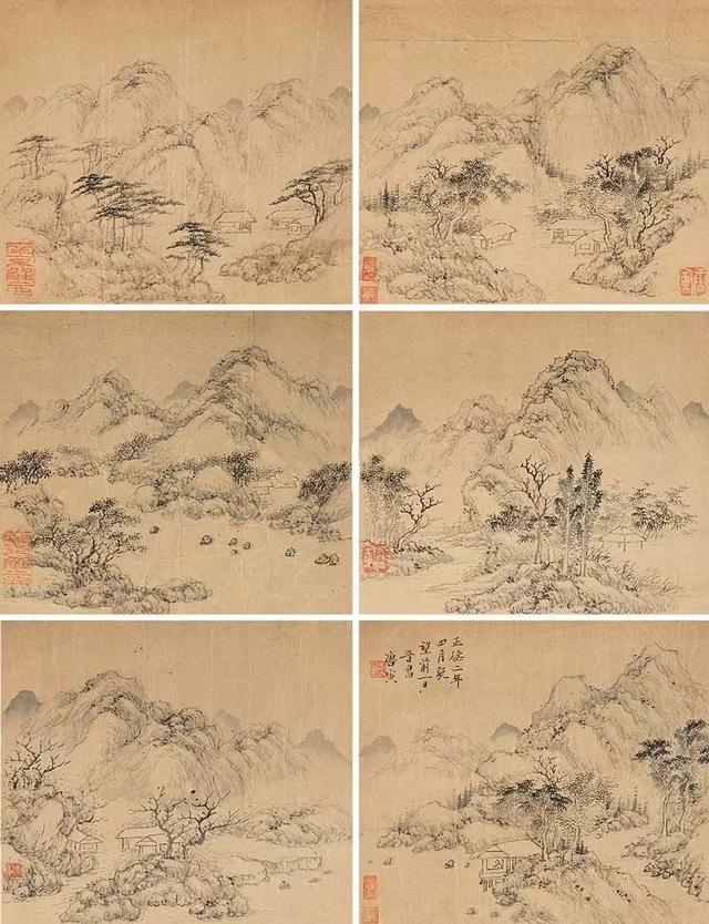 唐伯虎的悲情一生（画作100幅）