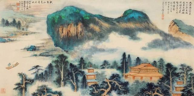 大风堂门人｜糜耕云山水人物画赏析（80幅）