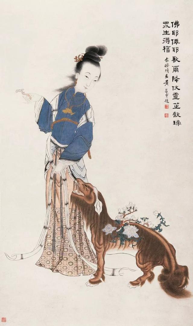 俞明｜20世纪北京画坛工笔人物画的奠基人（50幅）