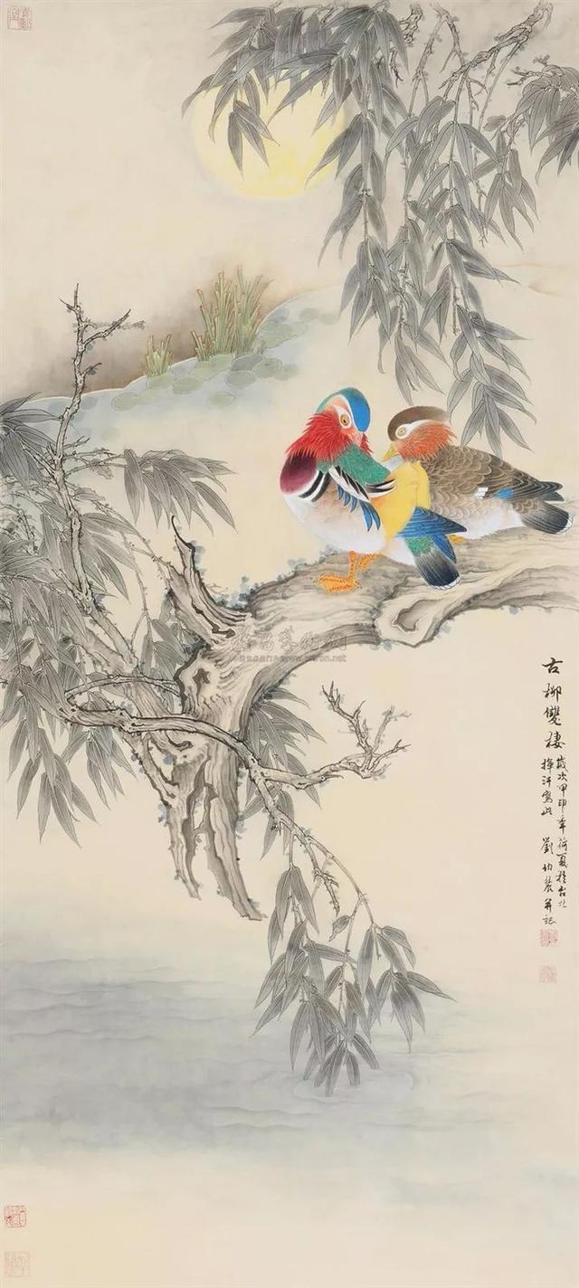 民国画风｜刘伯农 胡文燕习画大半生的艺术伉俪 （60幅）