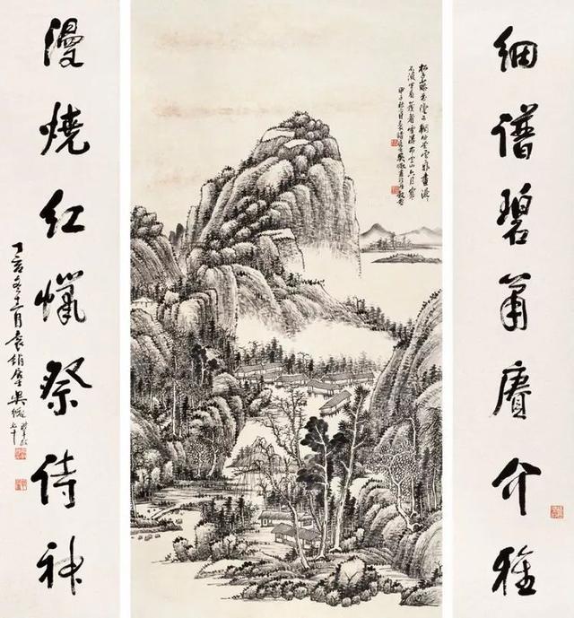 海派巨擘｜吴待秋山水、花鸟、人物作品合辑（135幅）