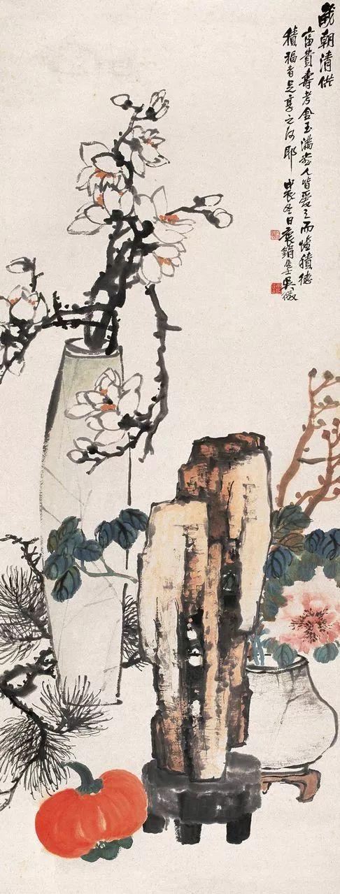 海派巨擘｜吴待秋山水、花鸟、人物作品合辑（135幅）