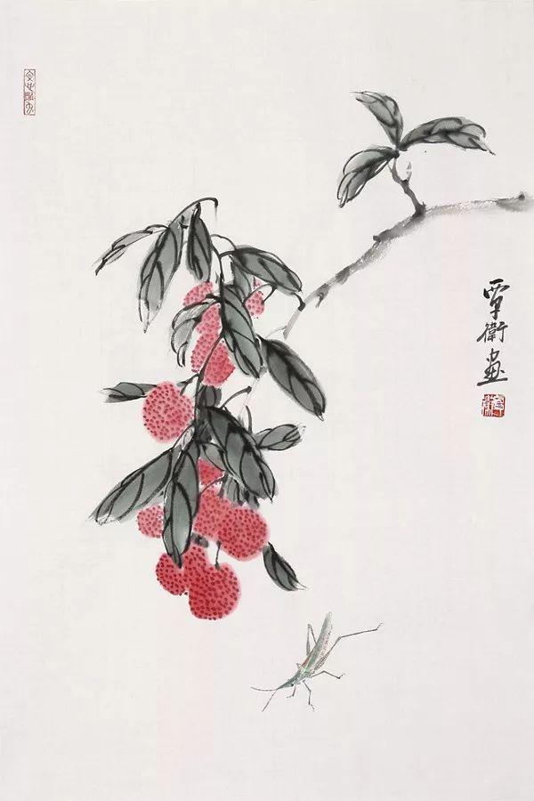 简约生动｜覃卫水墨花鸟与草虫画赏析（90幅）