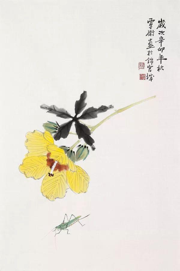 简约生动｜覃卫水墨花鸟与草虫画赏析（90幅）