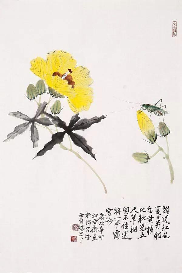 简约生动｜覃卫水墨花鸟与草虫画赏析（90幅）