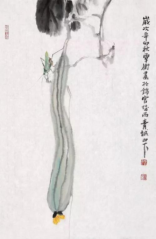 简约生动｜覃卫水墨花鸟与草虫画赏析（90幅）