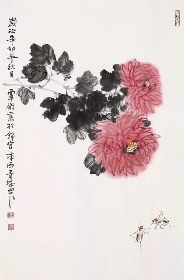 简约生动｜覃卫水墨花鸟与草虫画赏析（90幅）