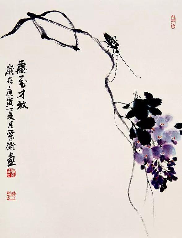 简约生动｜覃卫水墨花鸟与草虫画赏析（90幅）