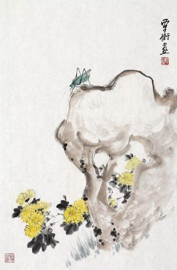 简约生动｜覃卫水墨花鸟与草虫画赏析（90幅）