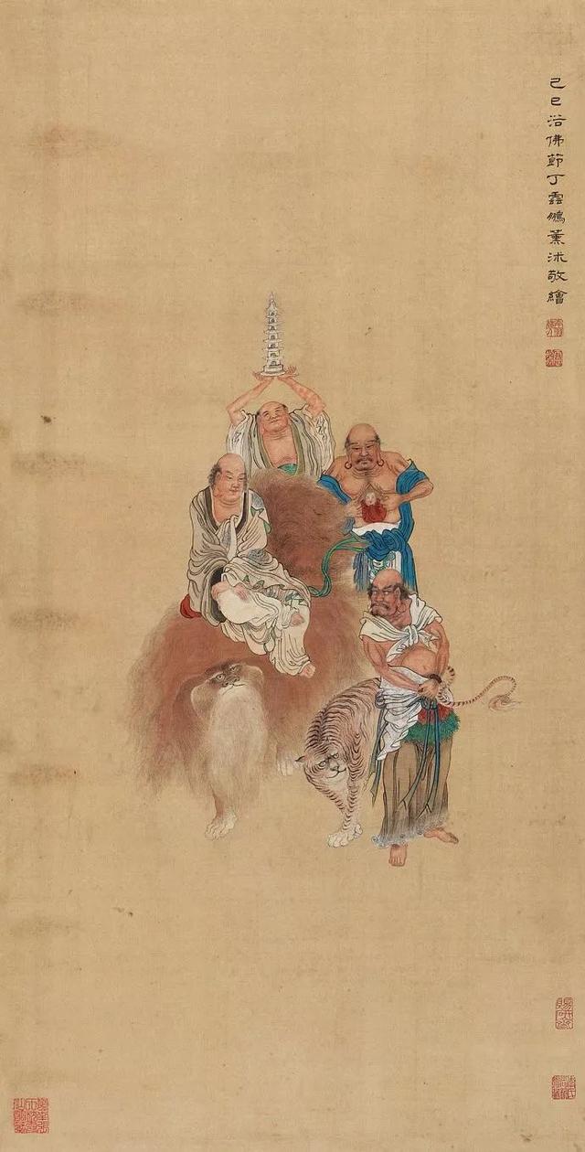 明｜丁云鹏笔下庄严肃穆的佛道人物（140幅）