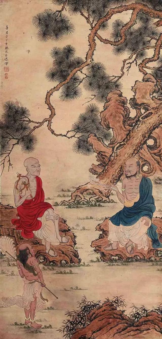 明｜丁云鹏笔下庄严肃穆的佛道人物（140幅）