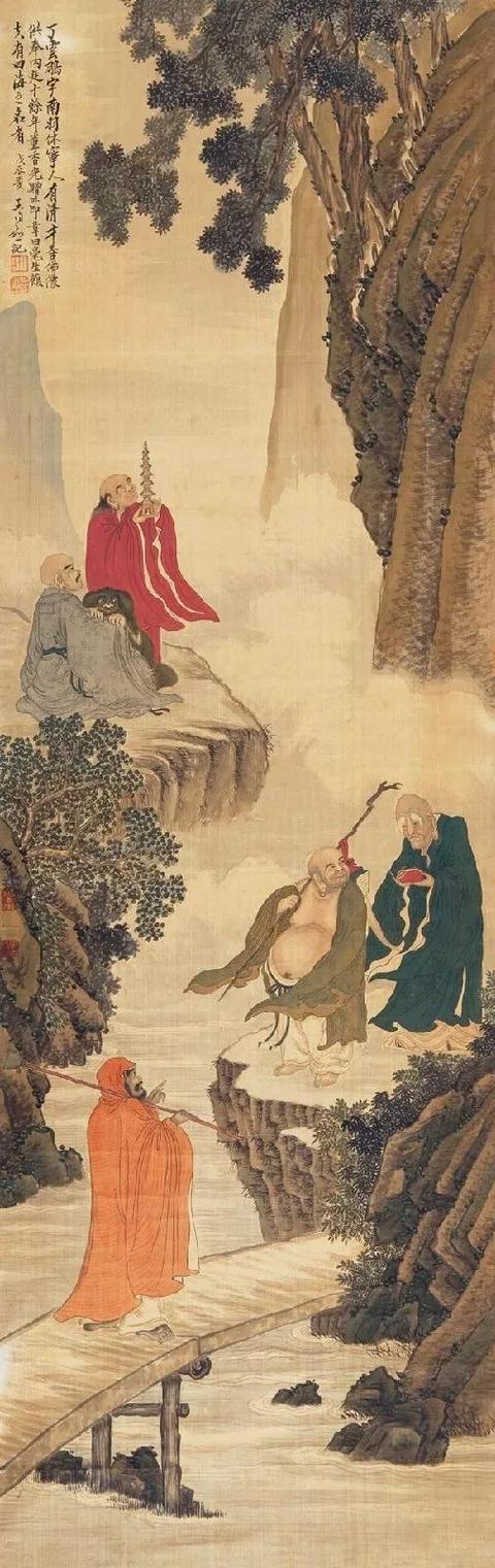 明｜丁云鹏笔下庄严肃穆的佛道人物（140幅）