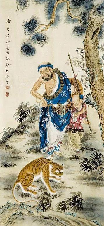 明｜丁云鹏笔下庄严肃穆的佛道人物（140幅）