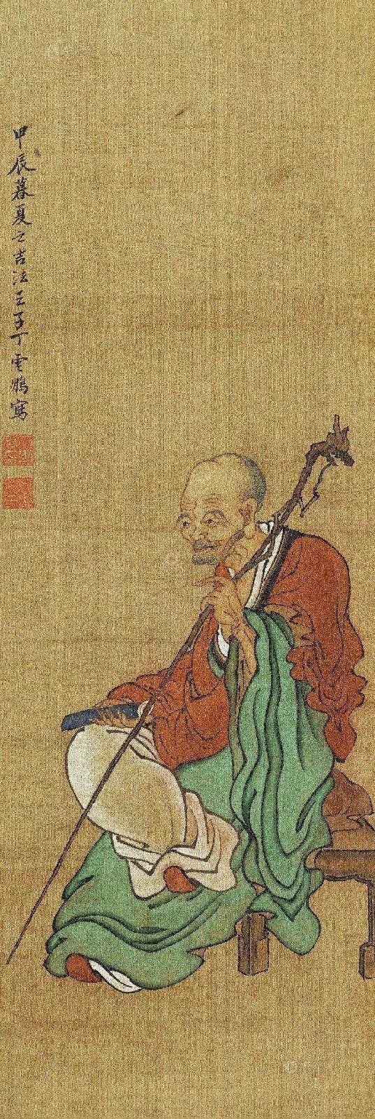 明｜丁云鹏笔下庄严肃穆的佛道人物（140幅）