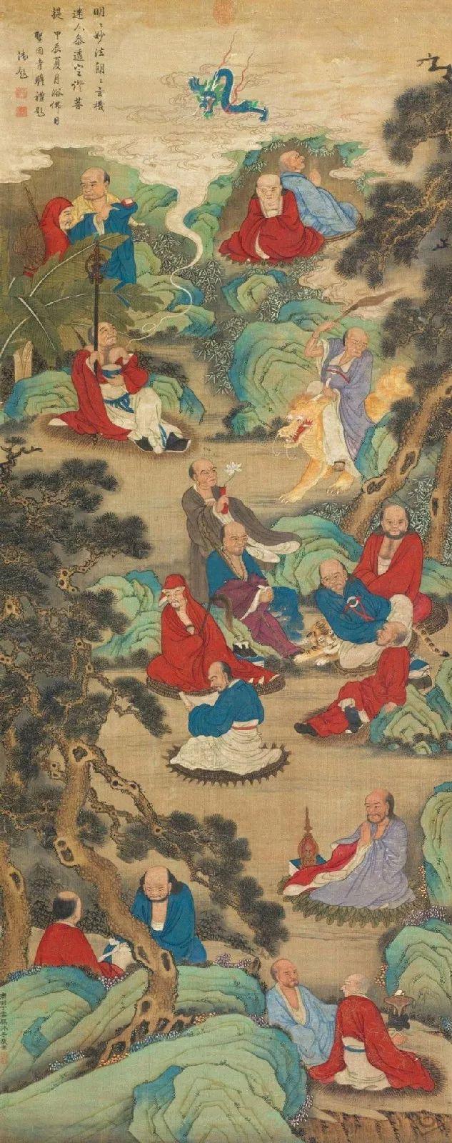 明｜丁云鹏笔下庄严肃穆的佛道人物（140幅）