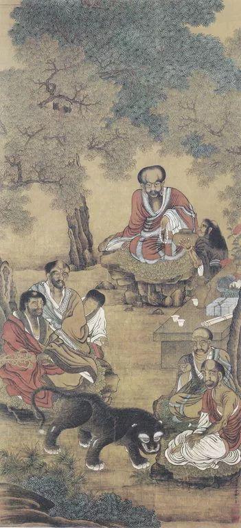 明｜丁云鹏笔下庄严肃穆的佛道人物（140幅）