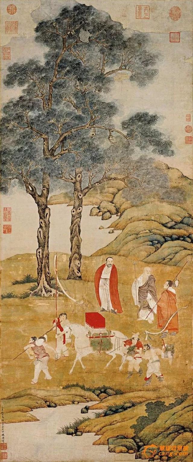 明｜丁云鹏笔下庄严肃穆的佛道人物（140幅）