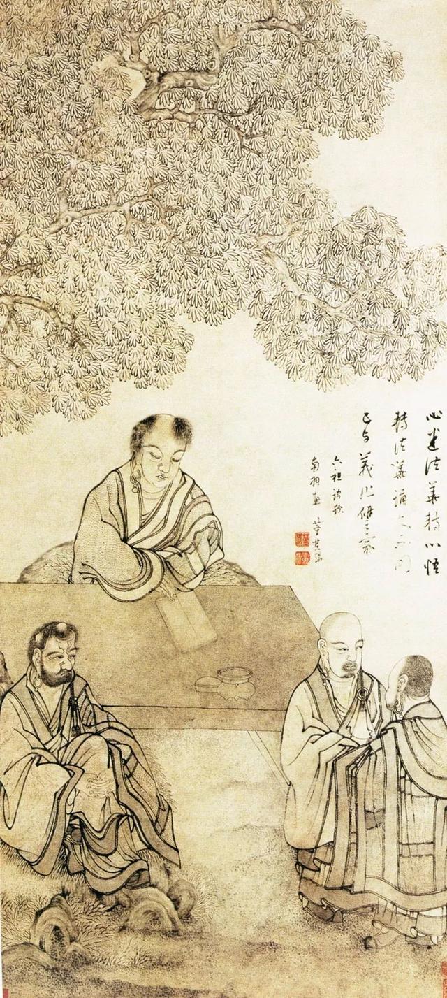 明｜丁云鹏笔下庄严肃穆的佛道人物（140幅）