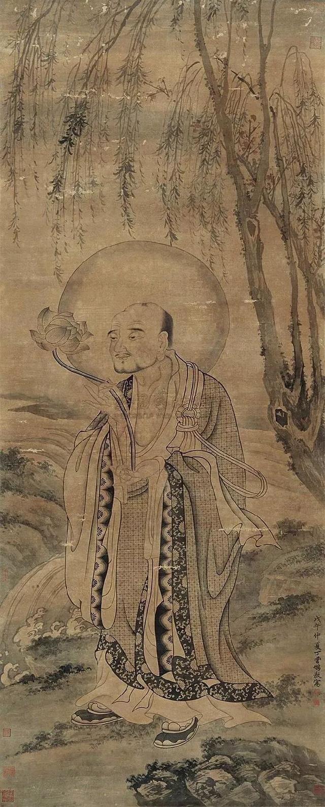 明｜丁云鹏笔下庄严肃穆的佛道人物（140幅）