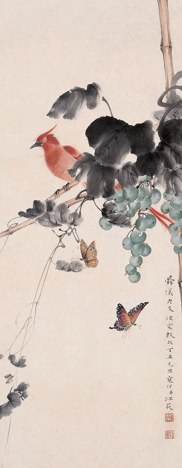 精美绝伦｜江寒汀工笔花鸟画合辑（190幅大图）