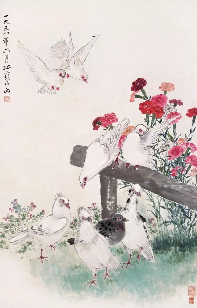 精美绝伦｜江寒汀工笔花鸟画合辑（190幅大图）