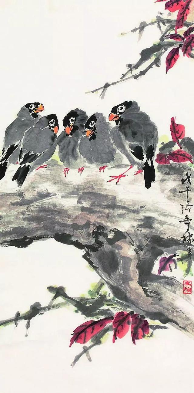 花鸟画大家｜张辛稼：学画首先要学做人（90幅）