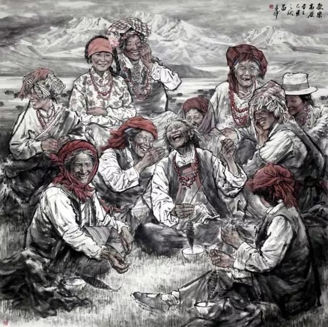 苗再新：毋庸多言，用心画画便是（180幅）