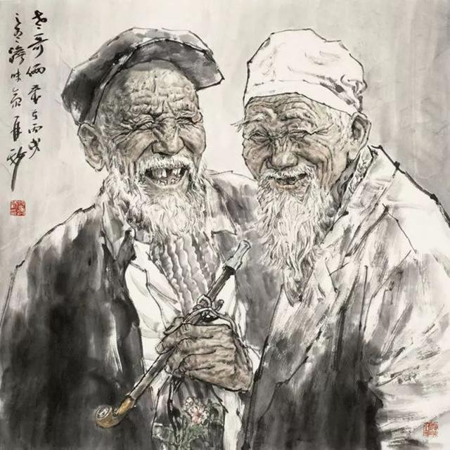 苗再新：毋庸多言，用心画画便是（180幅）