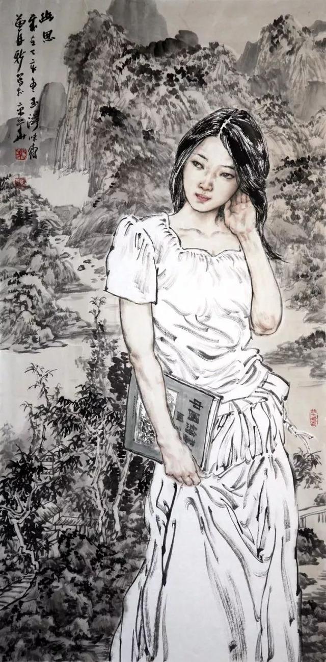 苗再新：毋庸多言，用心画画便是（180幅）