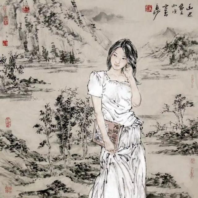 苗再新：毋庸多言，用心画画便是（180幅）