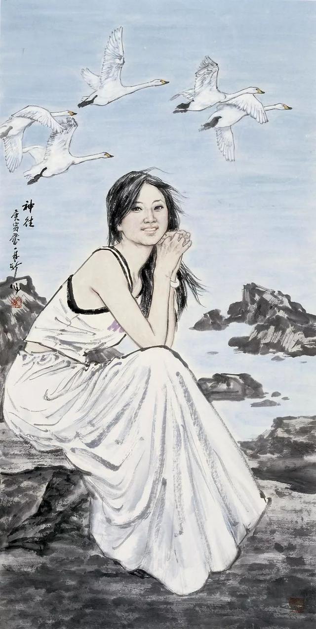 苗再新：毋庸多言，用心画画便是（180幅）