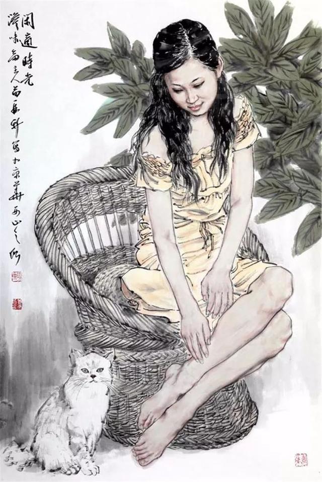 苗再新：毋庸多言，用心画画便是（180幅）