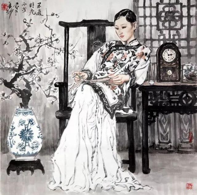 苗再新：毋庸多言，用心画画便是（180幅）